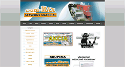 Desktop Screenshot of dom-max.sk